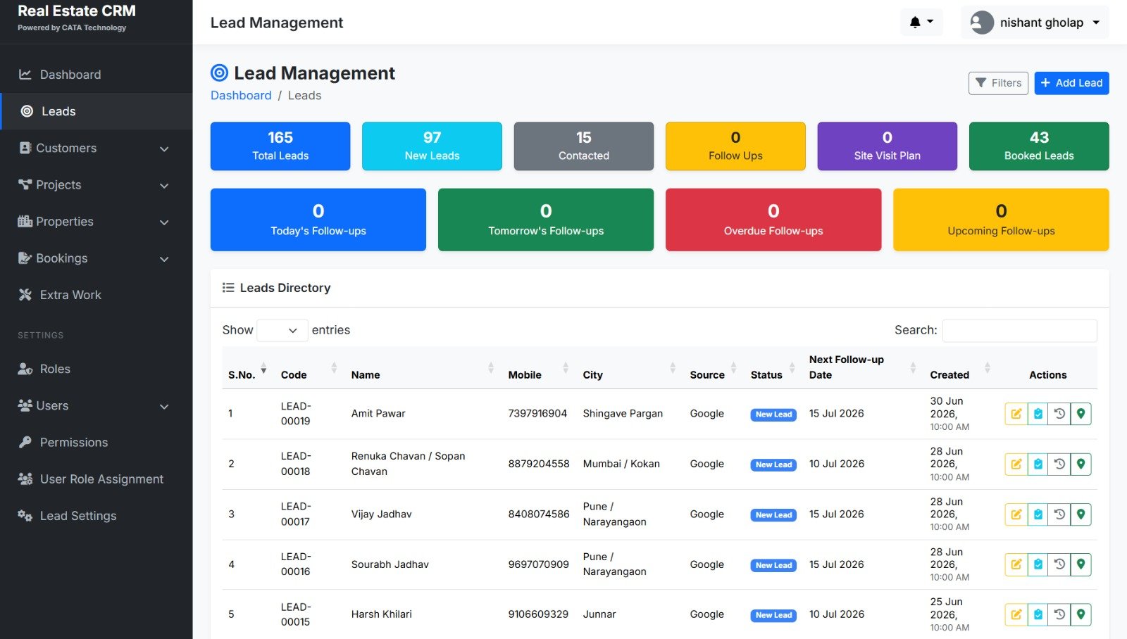Cata Technology Real Estate CRM